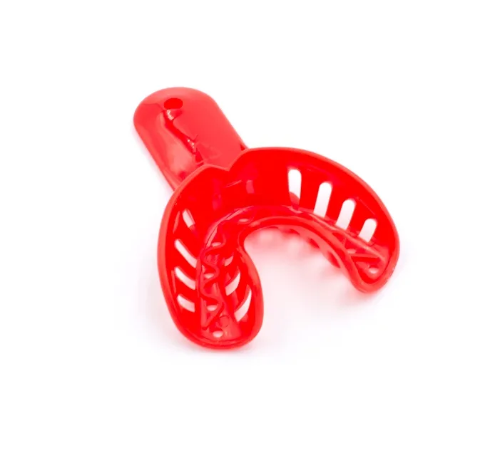 Ложка слепочная Disposable Impression Trays 1L-RED №1 низ, DynaFlex - (1шт.)