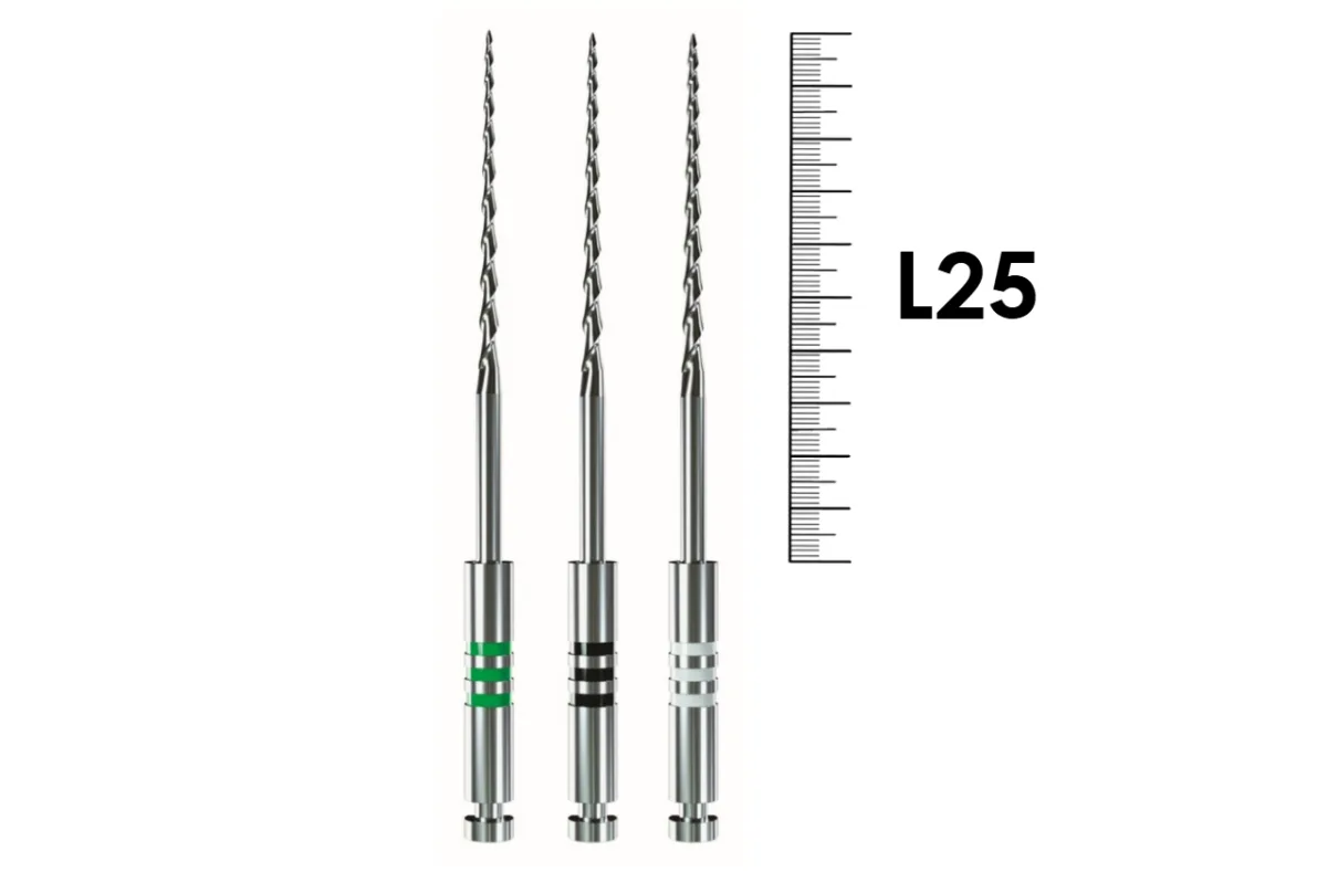 E3 Big Apical Rotary System 25мм ассорти №35-45 (3 шт), EndoStar - машинные файлы, 35/04, 40/04, 45/04