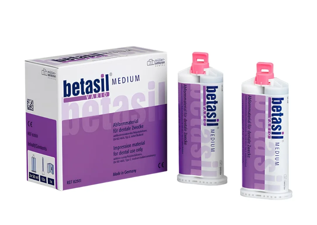 Betasil Medium, слепочная масса - (2 х 50мл.)