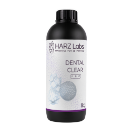 Фотополимер Harz Labs Dental Clear pro для LCD/DLP принтеров, прозрачный - (1л.)