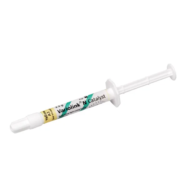 Variolink N желтый низкой вязкости (1 х 2,5 гр) композит двойного и светового отверждения, катализатор