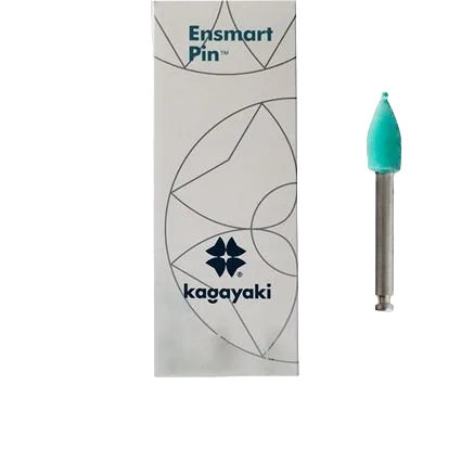 Полиры силиконовые Ensmart Pin Пуля (зел. сред.), на пласт.ножке, (ENP 70-1) - (1 х 10шт.)