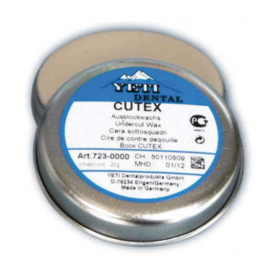 Воск для блокировки поднутрений Cutex, жестяная банка, 20 г