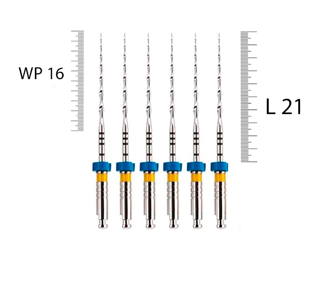 Mtwo 21мм, 06, N20 (6 шт), VDW - тейпер, WP 16