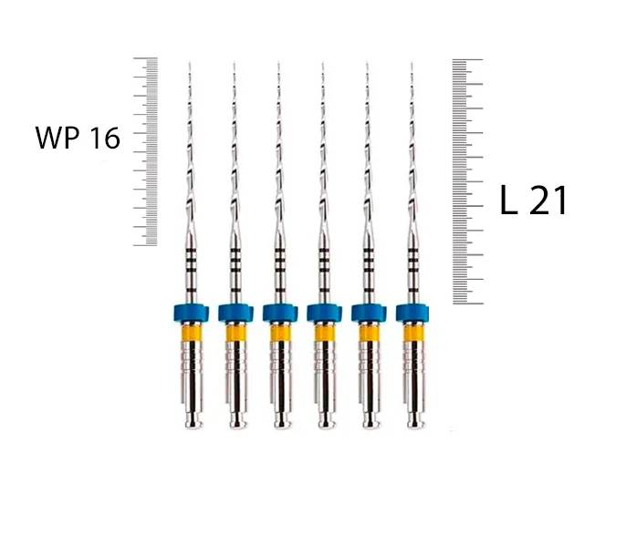 Mtwo 21мм, 06, N20 (6 шт), VDW - тейпер, WP 16