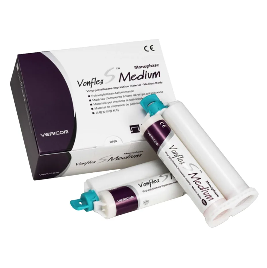 Vonflex S Medium Normal, слепочный материал - (2 х 50мл.)