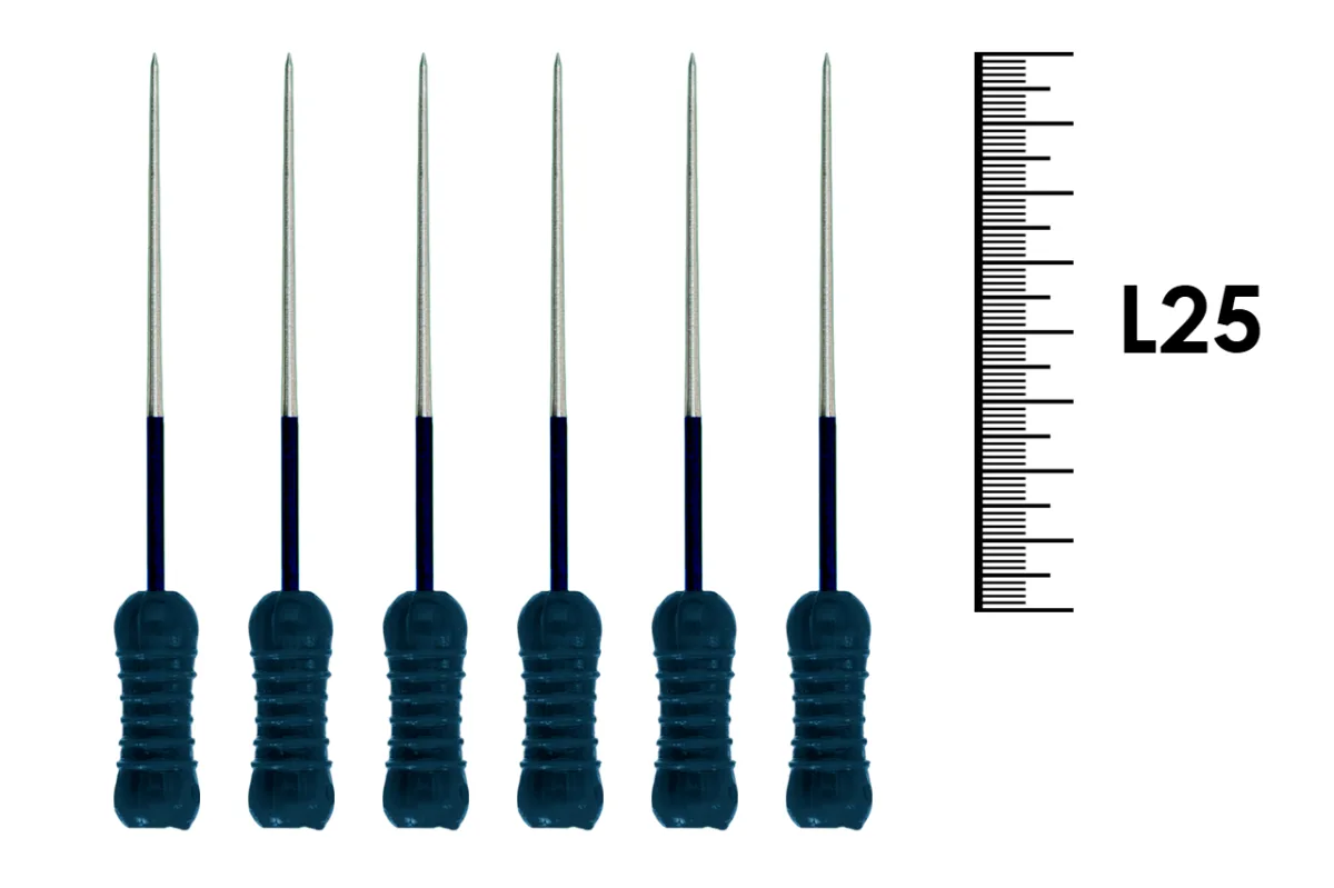 Spreaders Poldent 25мм ISO 40 (6 шт) - спредеры NITI