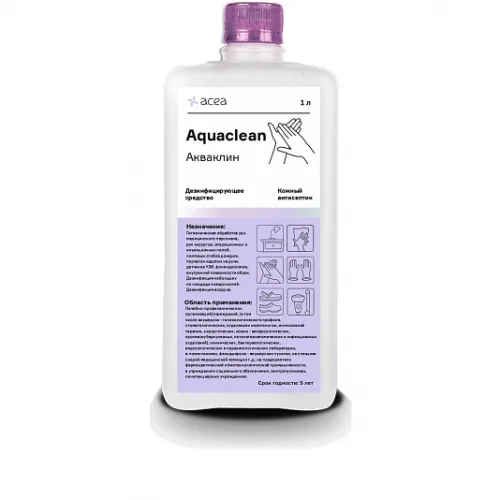 Aquaclean (бесспиртовой кожный антисептик с дозатором), 1 л., acea