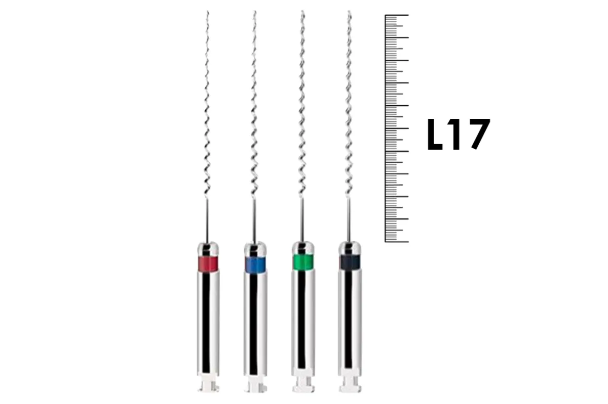 Lentulo 17мм N1-4 ISO 30-90 ассорти (4 шт), Dentsply Sirona - эндодонтические каналонаполнители, машинные