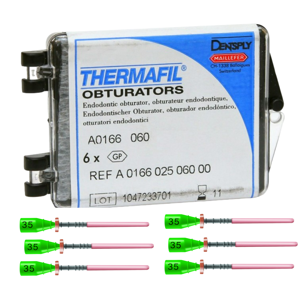 Thermafil - обтураторы (25 мм ISO 35, 30 шт.)