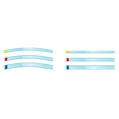 Матрицы Transparent Strips, красные.