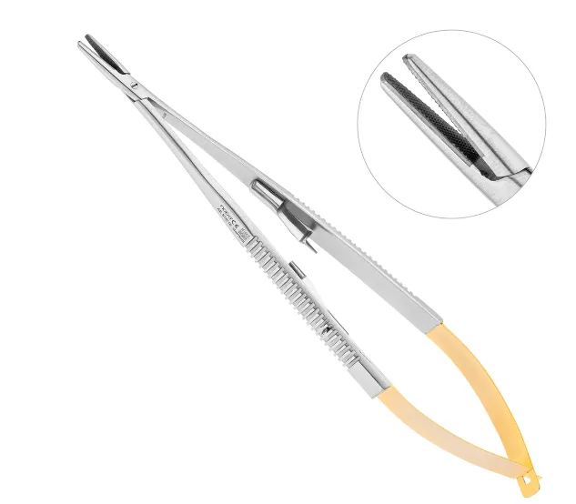 Микроиглодержатель TUC CASTROVIEJO прямой, 18 см
