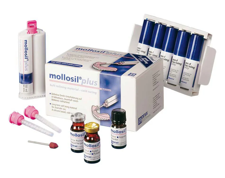 Материал слепочный на основе A-силикона в картридже Mollosil plus