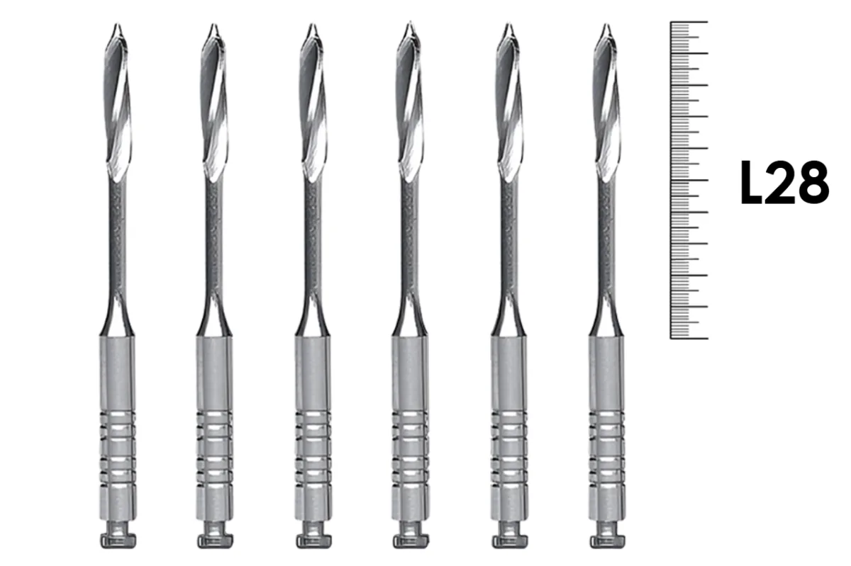 Gates RA 28мм №6 (6 шт), Dentsply Sirona - дрильборы, расширитель устьев корневых каналов, машинный