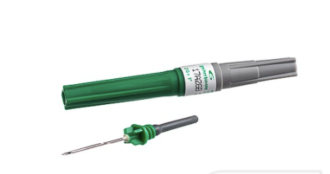 Игла двусторонняя 21Gх1'' (vacuette®, зеленая, 0,8х25 мм) 450072