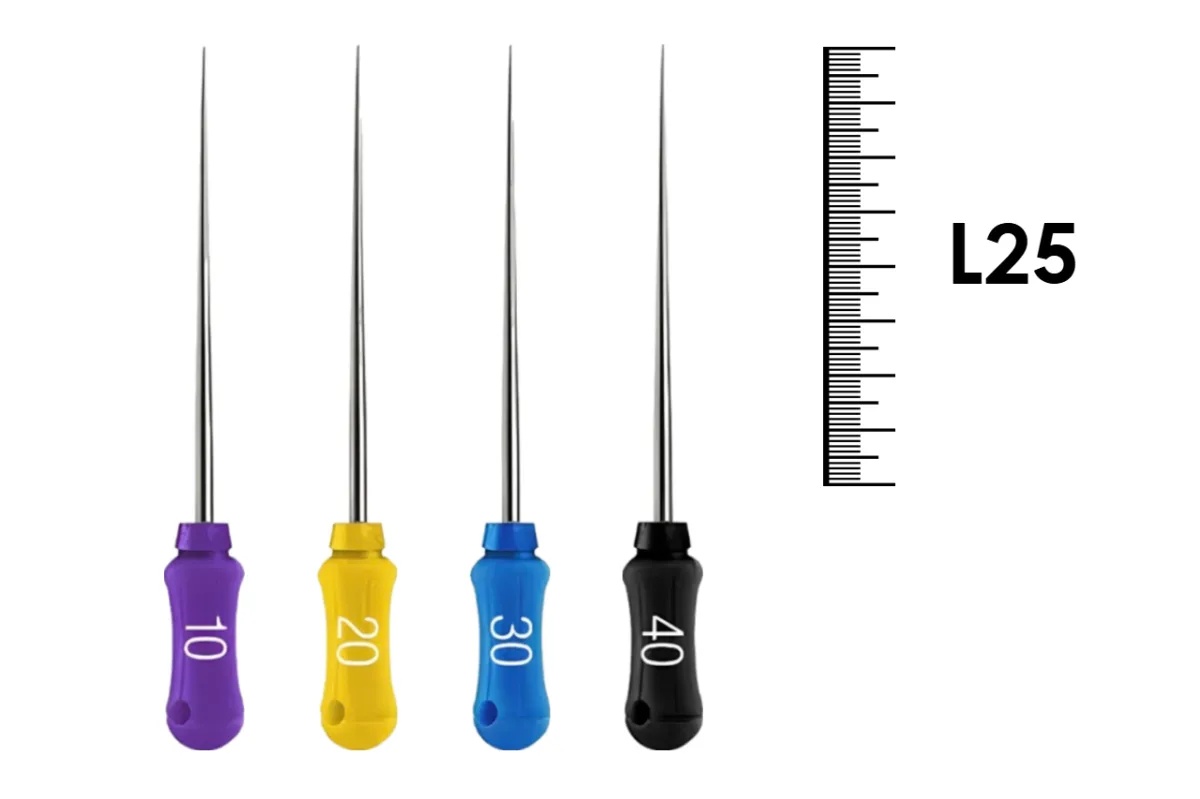 Spreaders 25мм Майлифер (4 шт), Dentsply Sirona - уплотнители гуттаперчи для латеральной конденсации