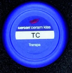 Cercon ceram kiss прозрачная масса Transpa clear TC, 75 г.