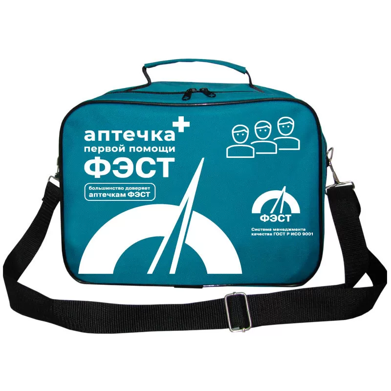 Аптечка для оказания первой помощи "АНТИШОК" 280х225х130 мм мягкий футляр