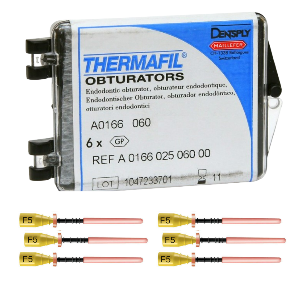 Thermafil ProTaper - обтураторы 36 мм, F5, 6 шт.