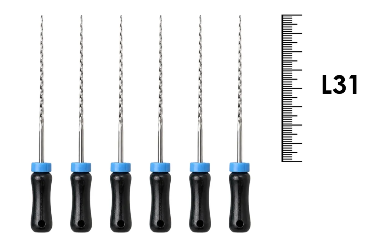 K-Reamer 31мм №40 (6 шт), Dentsply Sirona - ручные файлы, каналорасширители