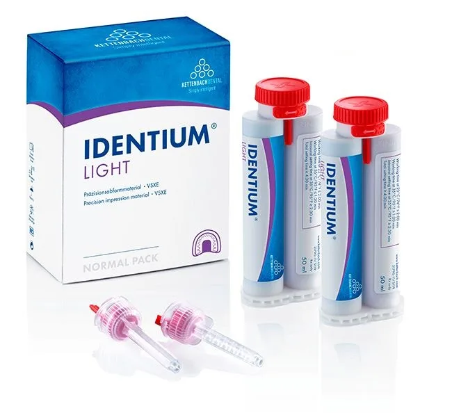 Identium Light Fast Set (2 x 50 мл), Kettenbach - материал оттискный