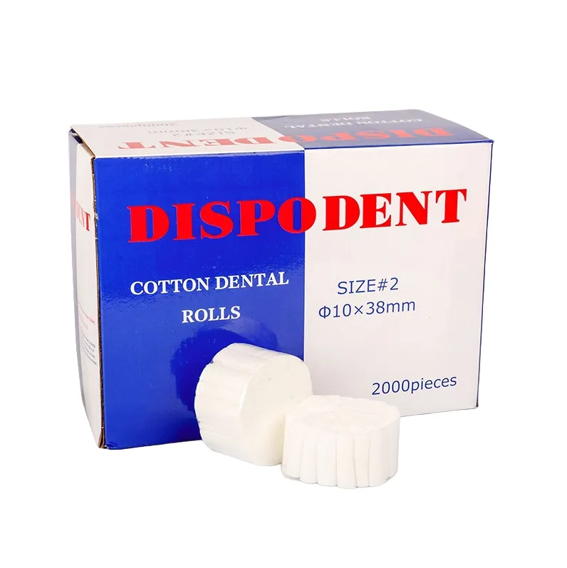 Валики ватные №2 Dispodent (2000 шт)