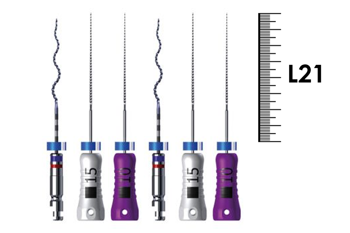 XP-endo Shaper sequence 21мм (6 шт), FKG - машинные файлы, набор инструментов