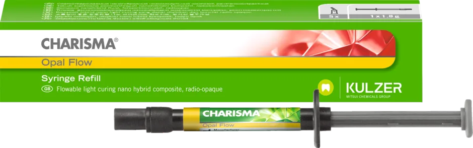 Charisma Opal Flow Syr OM жидкотекучий композит, шприц (1 x 1.8 г.), Heraus Kulzer