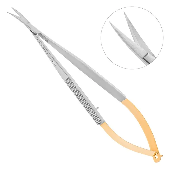 Ножницы хирургические изогнутые Castroviejo TC, 140 см 19-23TC*