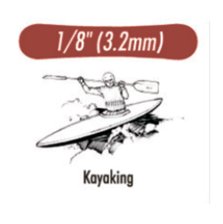 Резиновая тяга Kayaking (Каякинг) (1/8) 3,2 mm Light (3,5 oz.)