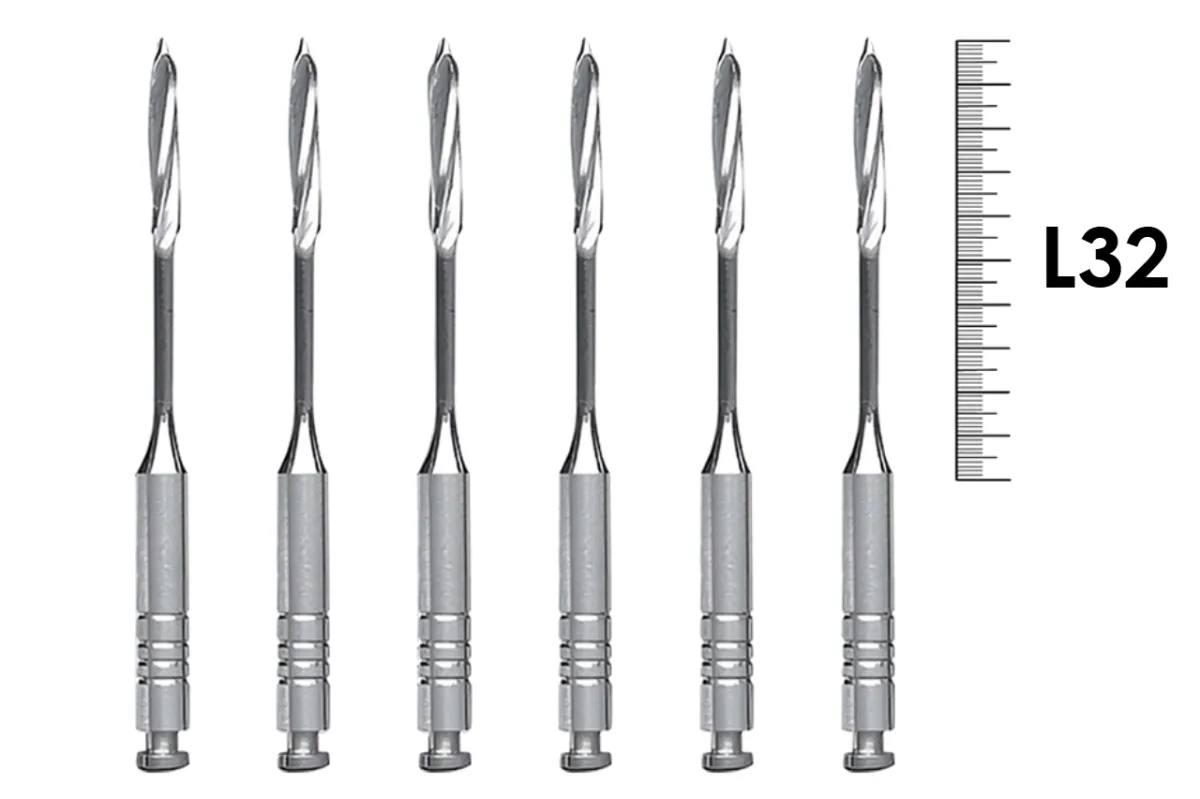 Gates RA 32мм №4 (6 шт), Dentsply Sirona - дрильборы, расширитель устьев корневых каналов, машинный