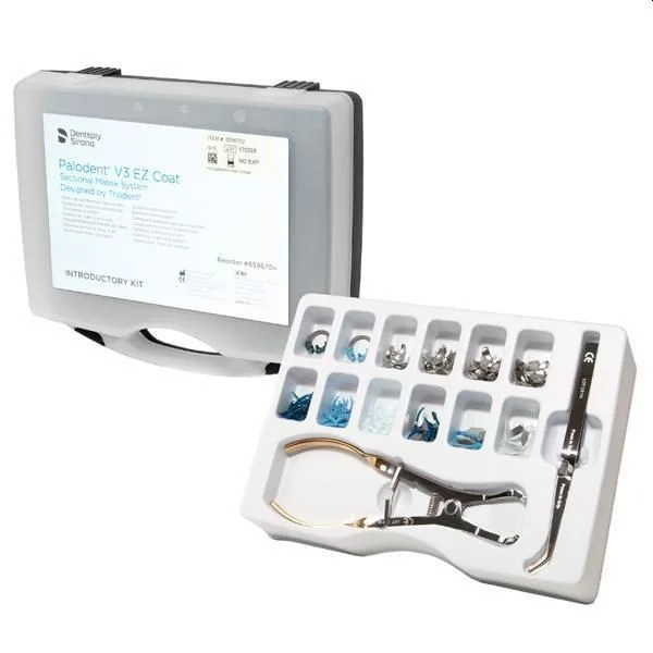 Матрицы Palodent V3 Intro Kit - вводный полный набор матриц Palodent и колец (100 шт)