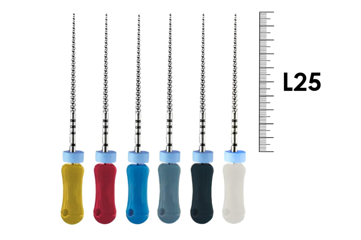 Thermafil Verifier 25мм №20-45 (6 шт), Dentsply Sirona - эндодонтические верификаторы, ассорти, для обтураторов термафил