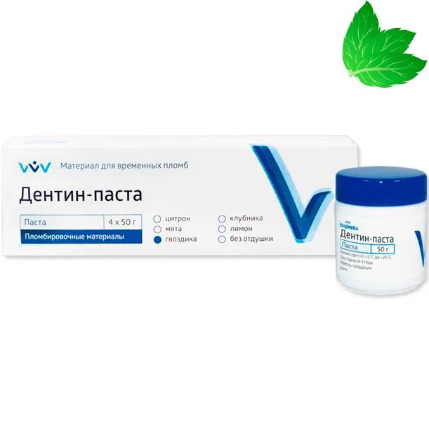 Дентин-паста Мята (50г) ВладМиВа