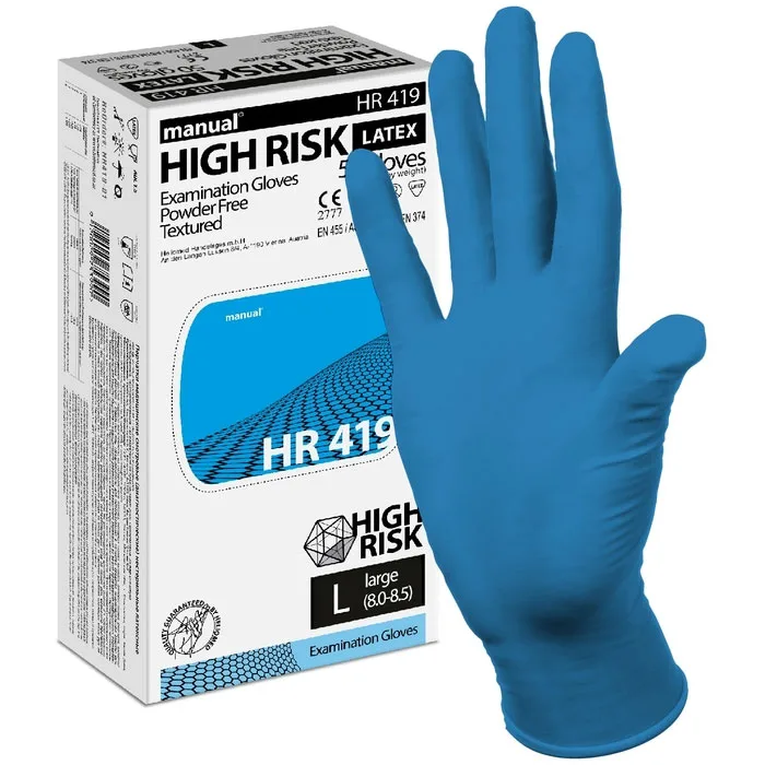 Перчатки латексные High Risk - (50шт.)