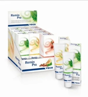 Remin Pro (дыня) - препарат с фторидом и гидроксиапатитом для защиты и ухода за зубами, 40 г