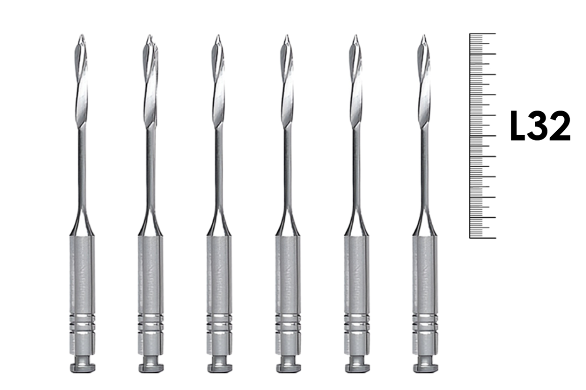 Gates RA 32мм №3 (6 шт), Dentsply Sirona - дрильборы, расширитель устьев корневых каналов, машинный