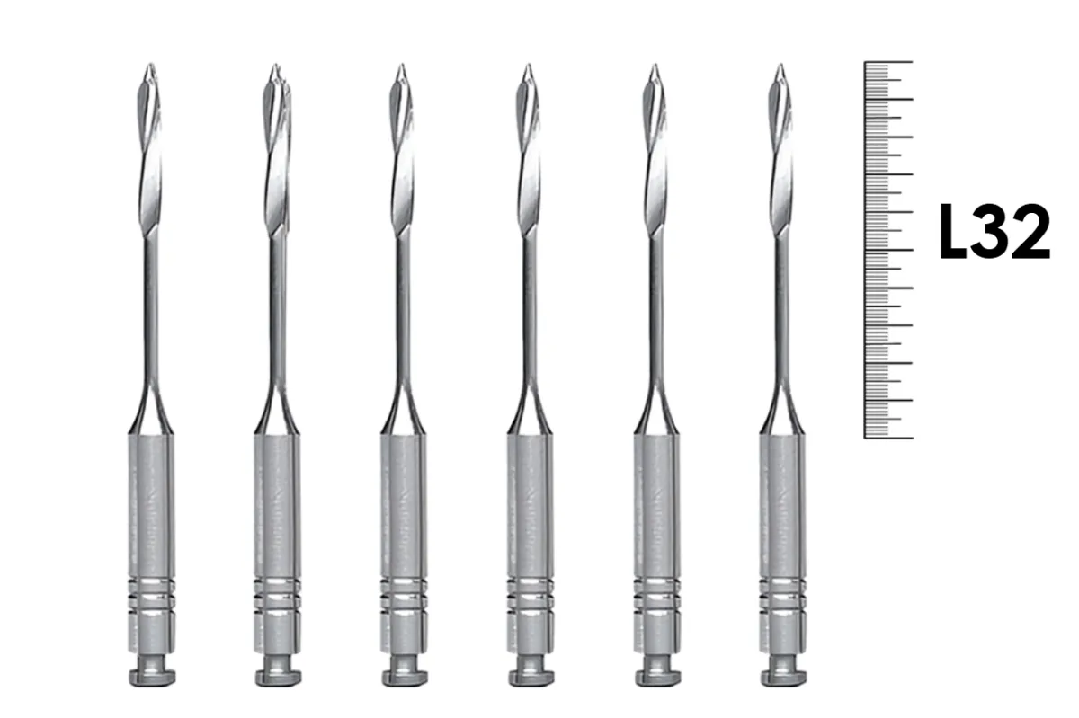 Gates RA 32мм №3 (6 шт), Dentsply Sirona - дрильборы, расширитель устьев корневых каналов, машинный