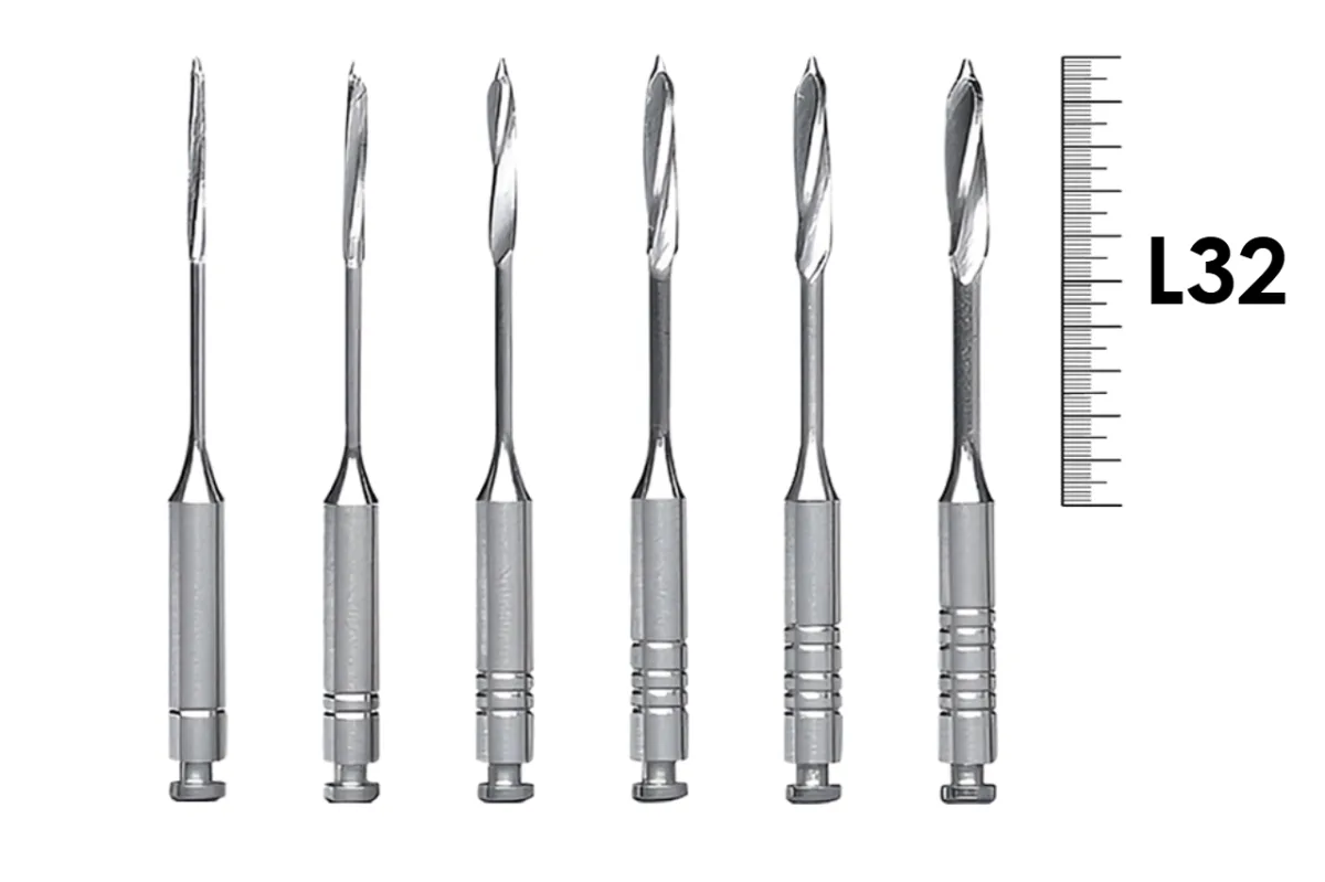 Largo RA 32мм №1-6 (6 шт), Dentsply Sirona - расширители прямых корневых каналов