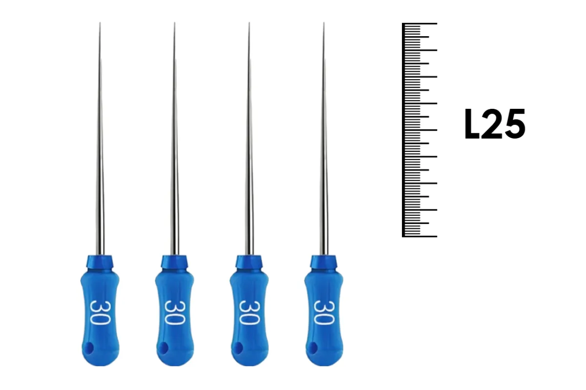 Finger Spreader 25мм №30 (4 шт), Dentsply Sirona - уплотнитель гуттаперчи, нержавеющая сталь