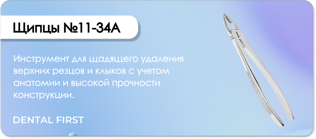 Щипцы №11-34A