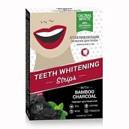 Отбеливающие полоски для зубов Древесный уголь TEETH WHITENING Strips 7 ДНЕЙ