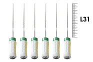FlexoReamer Senseus 31мм №45 (6 шт), Dentsply Sirona - ручные файлы, гибкие, с эргономичной ручкой