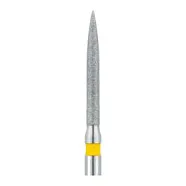 Бор алмазный 863 012 FG, желтый, Форма: пламя длинное (5 шт), Jota