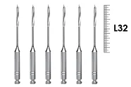 Gates RA 32мм №2 (6 шт), Dentsply Sirona - дрильборы, расширитель устьев корневых каналов, машинный