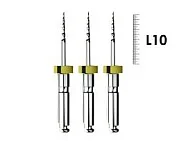 E-Flex Mini 10мм, .08, N17 (3 шт), Eighteeth - машинные файлы, 014