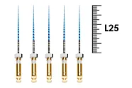 T-Flex 25мм .04 №45 (5 шт), Еврофайл - машинные файлы, стерильные, никель-титан