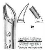 Щипцы №89, Surgicon - для удаления моляров верхней челюсти правые