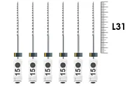 H-Files Dentsply Sirona 31мм №15 (6 шт) - ручные файлы, каналорасширители