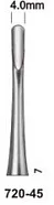 720-45. Элеватор Luxial изогнутый слегка вогнутый 4.0mm
